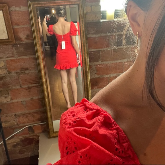 Hello Molly Red Mini Dress - Picture 5 of 10
